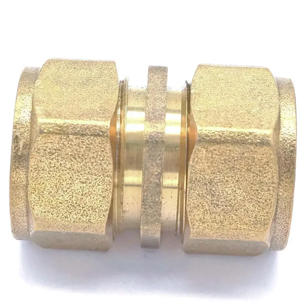 12x16mm 14x18mm 16x20mm 20x25mm 26x32mm PEX-AL-PEX Straight Brass Compression Pipe Fitting For Floor Heating