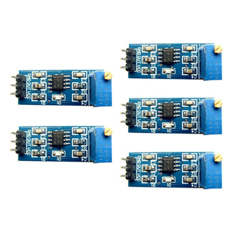 NE555 Pulse Generator Square Wave Rectangular Wave Frequency Adjustable Mini Signal Generator Module,5Pcs Easy Install