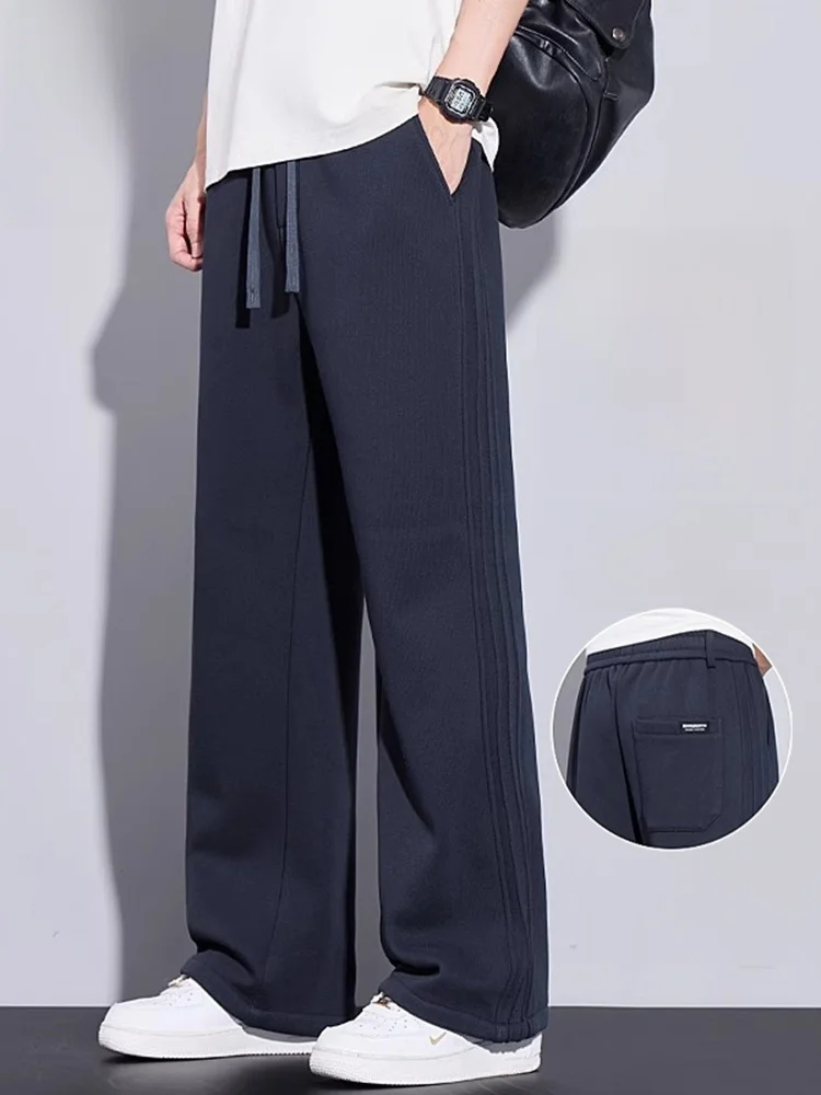 

Men's Straight Leg Casual Pants Heavyweight Sweatpants Trendy American Spor Trousers Spring 2026 Youth Faion