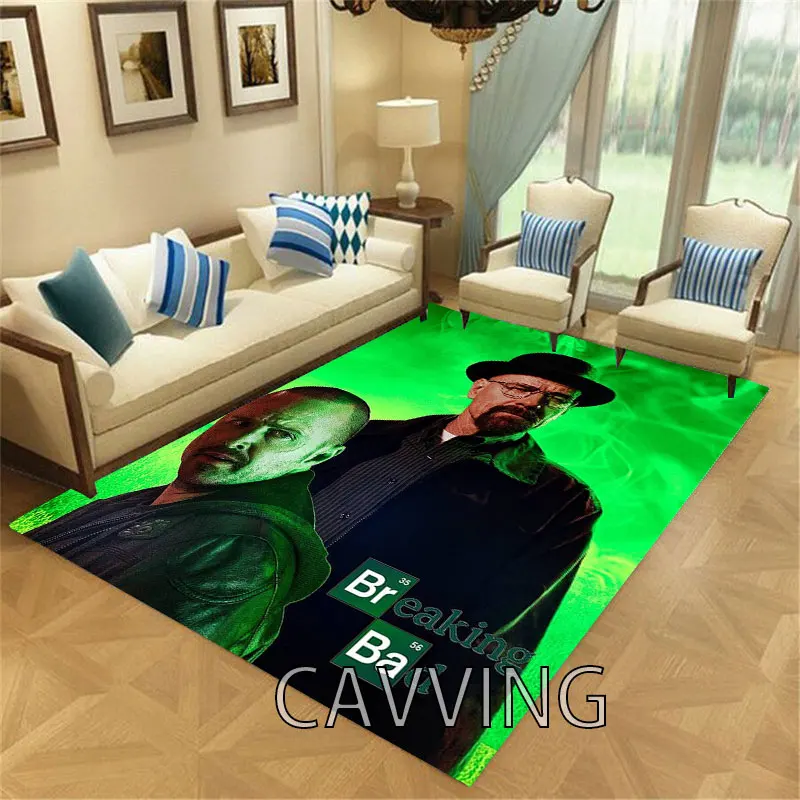 Breaking Bad 3D Printed Carpet Flannel Rugs Anti-slip Large Rug Home Decoration for Living Room Bedroom Carpets   H02