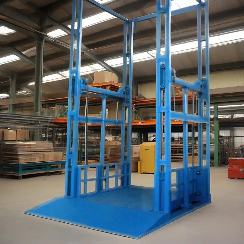 

small warehouse cargo lift goods lift platform