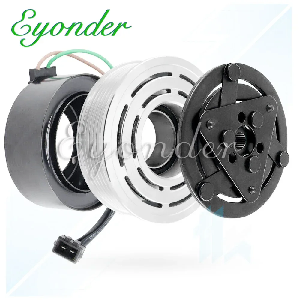 AC A/C Compressor Pump Clutch Pulley 1410 1454 For VW LUPO 6X SEAT AROSA IBIZA 6K AUDI A3 SKODA 6N0820811A 6N0820803B 6N0820803C