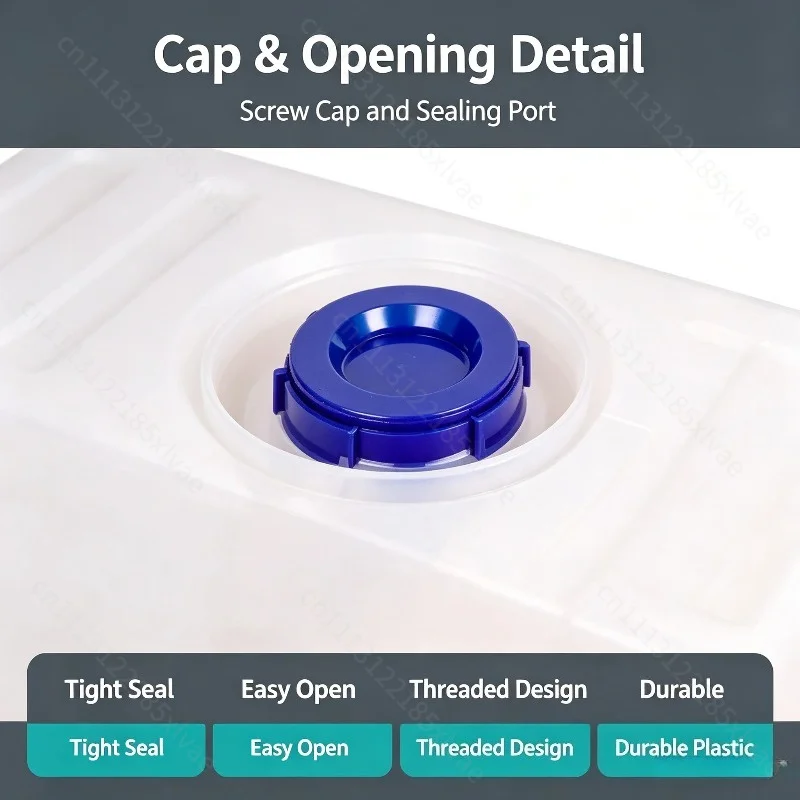Dual-Use 150L Water Storage Cistern Block Tank, Emergency Water Container for RV, Camping Trailer and Yacht Conversion