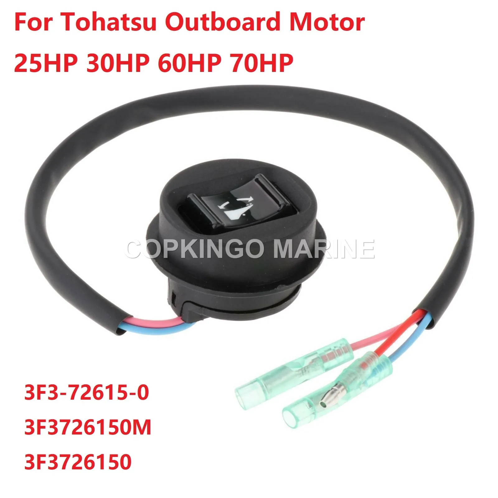 Boat Power Tilt Trim SWITCH For Tohatsu Nissan Outboard 25HP-30HP 70HP 3F3-72615-0