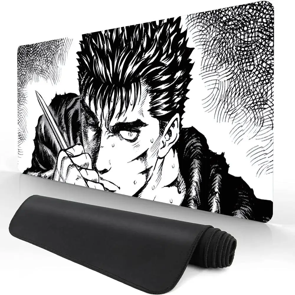 Mouse Pad Anime Berserk Guts Dywan Laptop Home Laptop Computer Player Mats for Csgo Game Keyboard Mouse pad Custom Made Pad