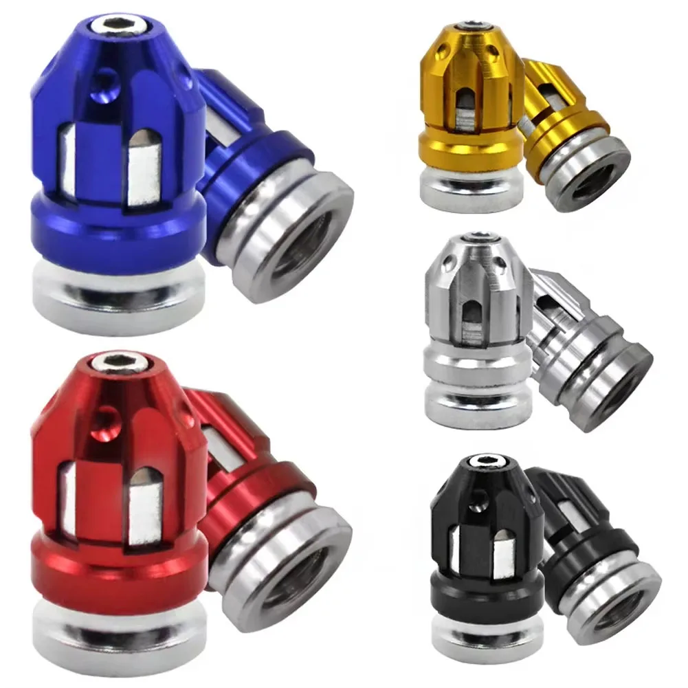 غطاء صمام إطار الدراجة النارية والمركبات الكهربائية مع ختم مطاطي مانع للتسرب ومفتاح ربط مضاد للسرقة مصنوع من سبائك الألومنيوم #5