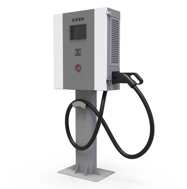 30kW DC Input Wall Mounted DC EV Charger CCS2 CCS1 Fast Charging Station for Electric Vehicles