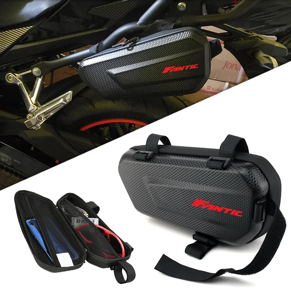 Hard Shell Large Capacity Waterproof Dust Proof Off-road Side Bag For FANTIC CABALLERO FLAT TRACK 125 250 500 XEF250 XXF300 250