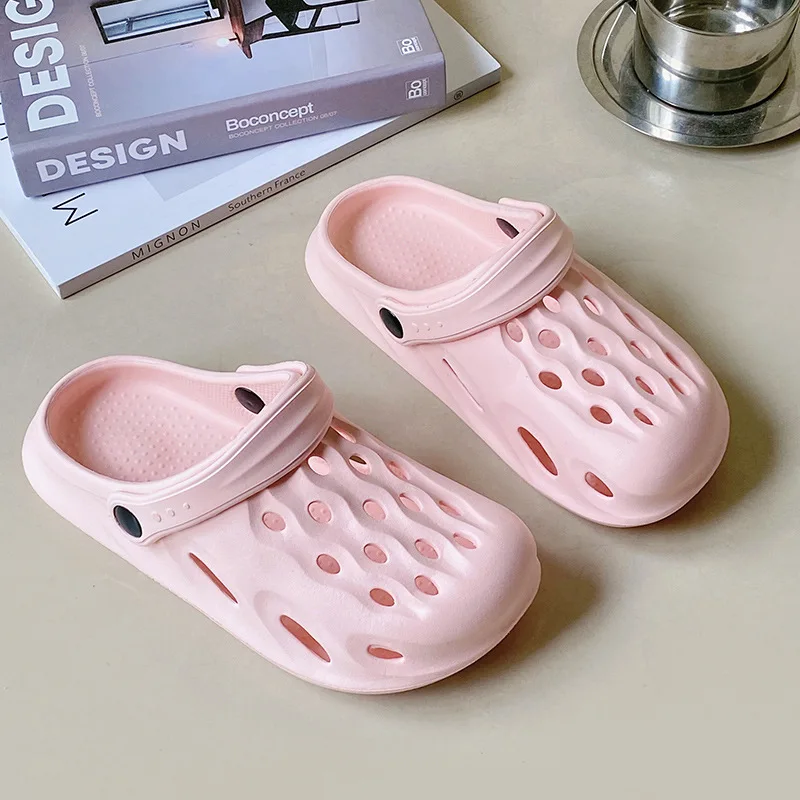 Clogs Women Sandals Summer Casual EVA Lightweight Outdoor Women\'s Shoes Anti Slip Thick Sole Beach Slides Couple Garden Shoes