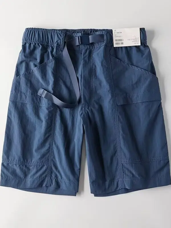 

Qui Dry Outdoor Sports Men's orts Functional Workwear Thin Five-Point Summer New Sle Casual Loose Fit Straight Leg Pants