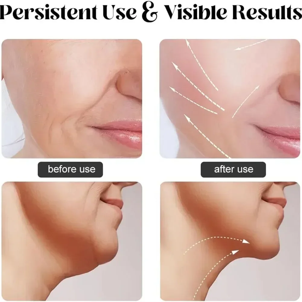 Neck Massager Facial Lift 4 Colors LED Red Blue Light Microcurrent Photon Therapy Skin Tightening Device LED Beauty Instrument