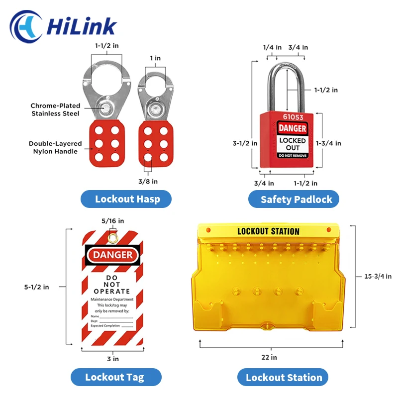 Wholesale Safety OSHA Management Group Wall Mounted Lockout Tagout Station Kit With Lockout Device