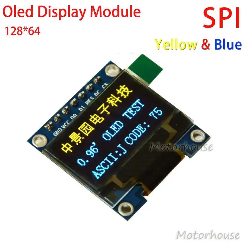 ssd1306 Yellow&Blue 5v 0.96