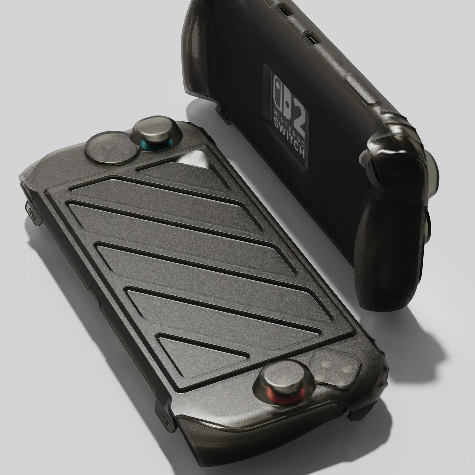 Savage Raven van Skull & Co. StandGrip + voorkant voor Nintendo Switch 2 Beschermhoes Standable Cover Soft Shell voor NS2
