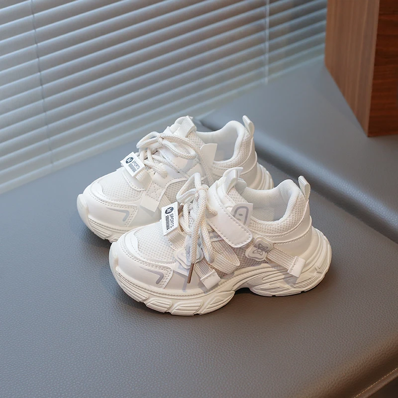 

2026 Children Casual Shoes for Girls Spring Autumn New Fashion Korean Style Soft Sole Anti-slippery Versatile Princess Sneakers