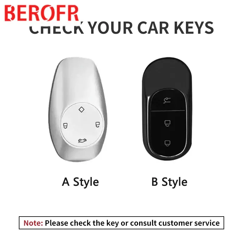 New Sheepskin Car Smart Key Case Cover Protector Shell Holder Fob For Leapmotor T03 S01 C11 C01 Type Keychain Remote Accessories