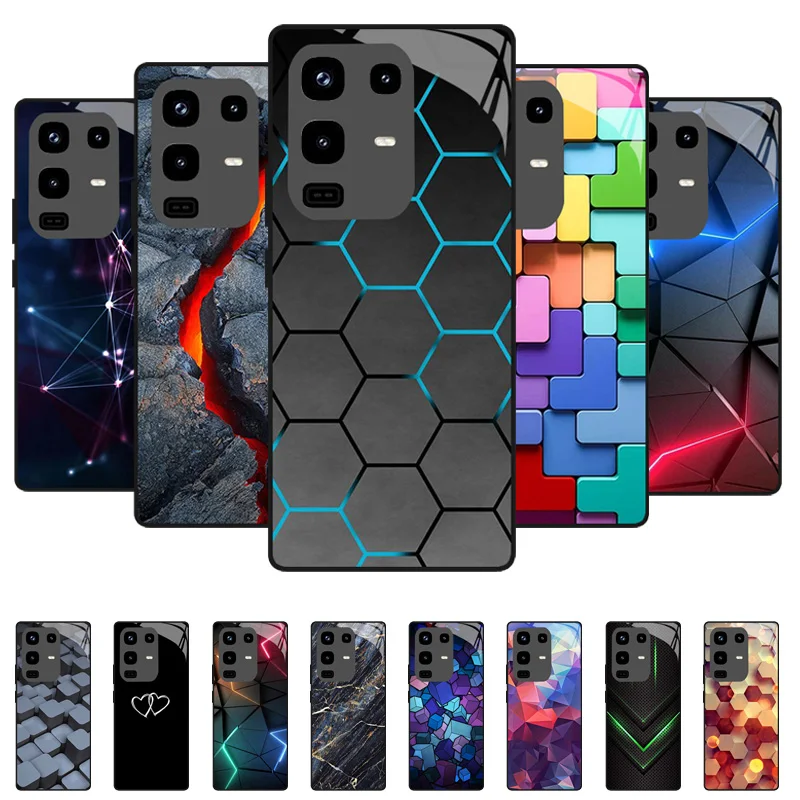 For Infinix Note 50 Pro 4G Case Cover Tempered Glass Case Hard Shockproof Coque For Infinix Note50Pro Note 50x 5G Protect Fundas
