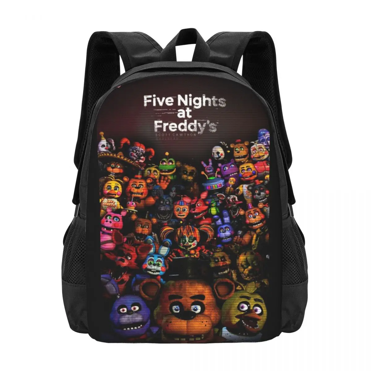 Game Five Night Freddy FNAF Travel Laptop Backpack, Business College School Computer Bag Gift for Men & Women