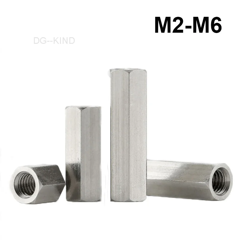 5 Pcs M2-M6 304 Rvs Vrouwelijke Betovert Koppeling Noten Extension Noten Voor Computer Case