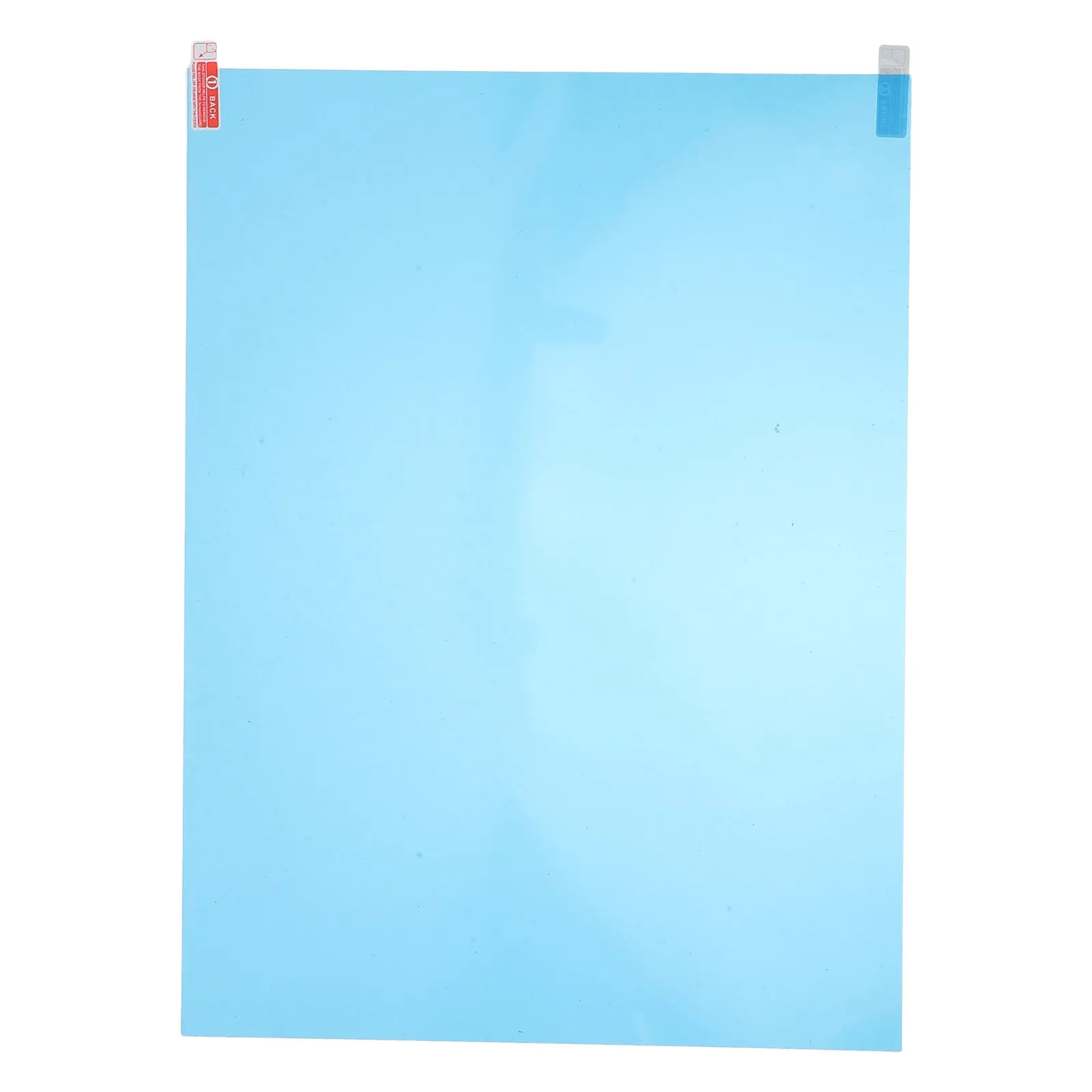 Waterproof Anti Fog Bathroom Mirror Film 12.6x9.5 Inches Shower Defogging Sticker Easy Apply Adhesive Fog Free Film for Vanity