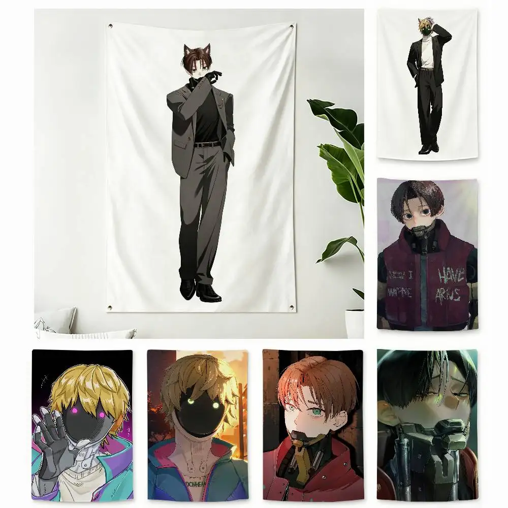 Anime M-Milky S-Subway Kurt Max Home Decor Wall Hanging Vertical Flags Indoor Outdoor