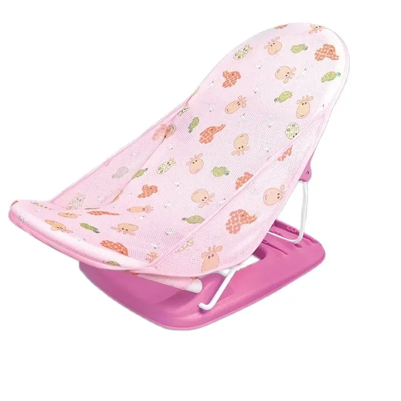 Baby Bath Seat, Adjustable Support for Sink or Bathtub, Ages 0-6 Months up to 20 Pounds, Machine-Washable Sling