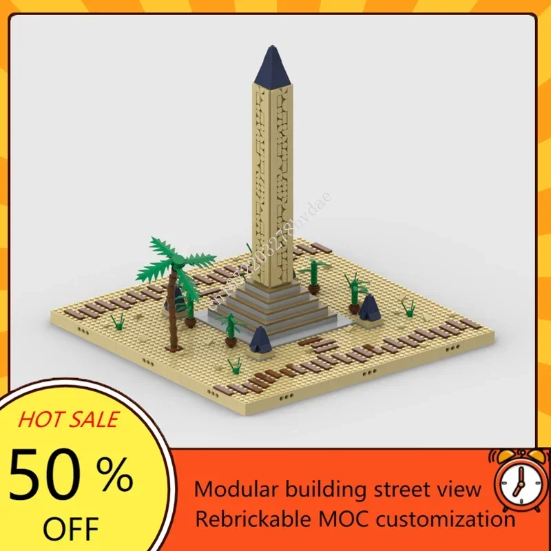 9916PCS Customized MOC Ancient Egypt Diorama Desert Village Houses Model Building Blocks Bricks DIY Assembly Toys Christmas Gift