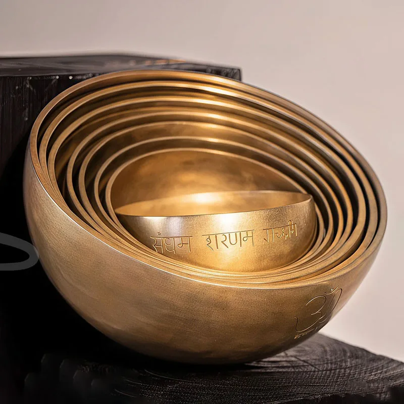 Nepal Handmade Singing Bowls Sound Healing Singing Bowls Yoga Meditation Sound Bowls Relaxation Spiritual Musical Instruments