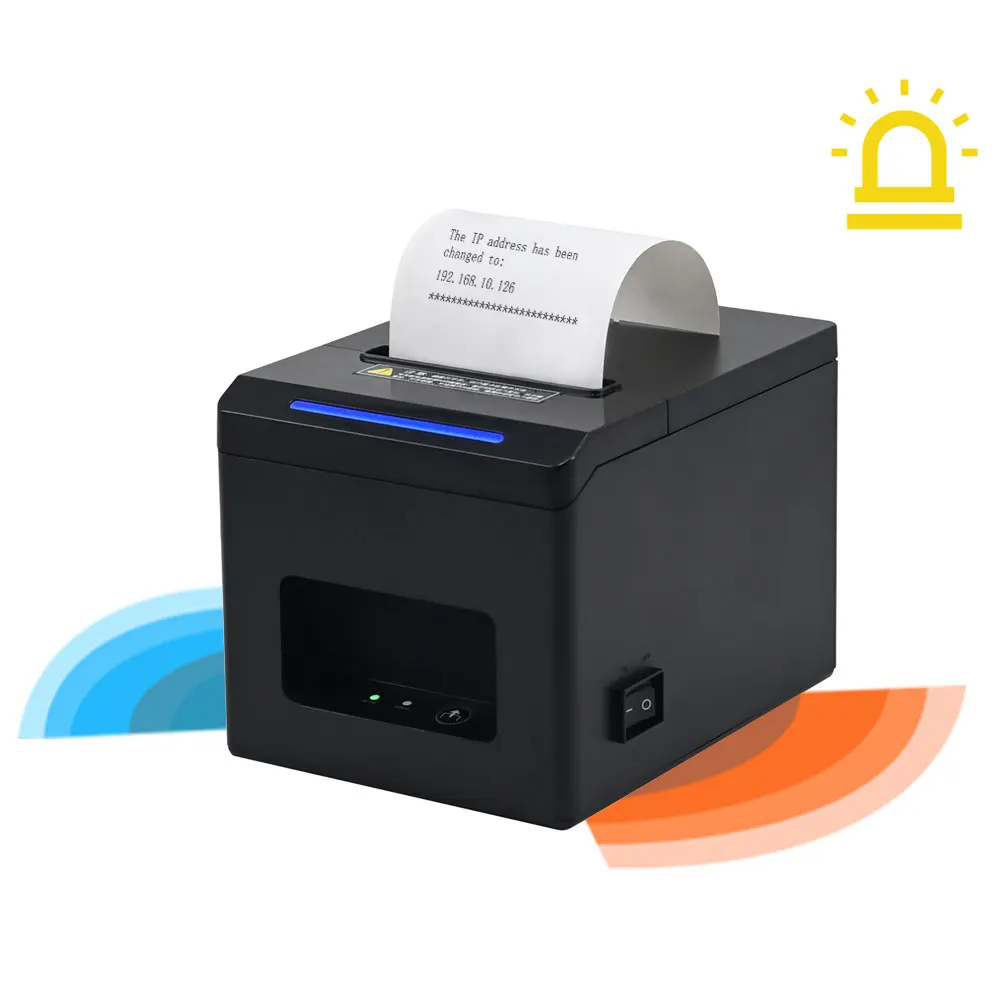 JP-R80A Automatyczna drukarka termiczna do kuchni 80mm paragonów z WiFi i do systemów POS