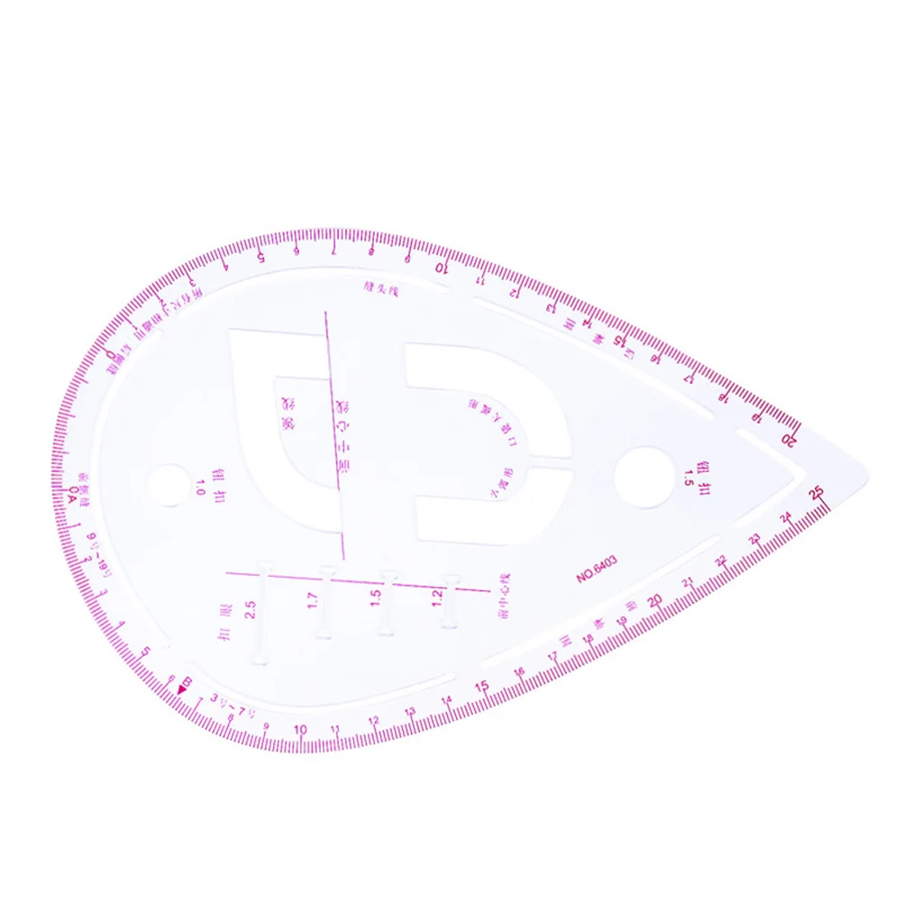 

7 Pieces Multi Function Rulers Clear Durable High Accuracy Drawing Tools Tailor Sewing Rulers Clothing Design Cutting Pattern