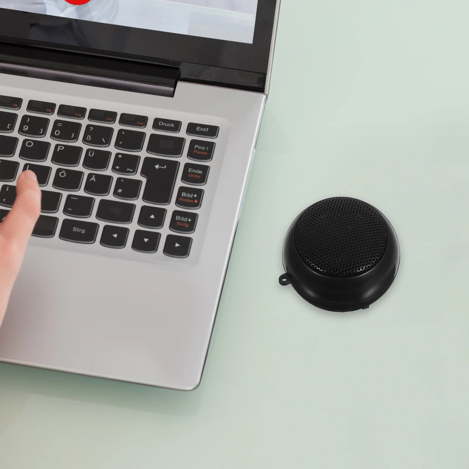 

Mini Speaker 3.5Mm Audio Input Usb Rechargeable Portable Loudspeaker For Phone Laptop Desktop External Speaker Gift Box