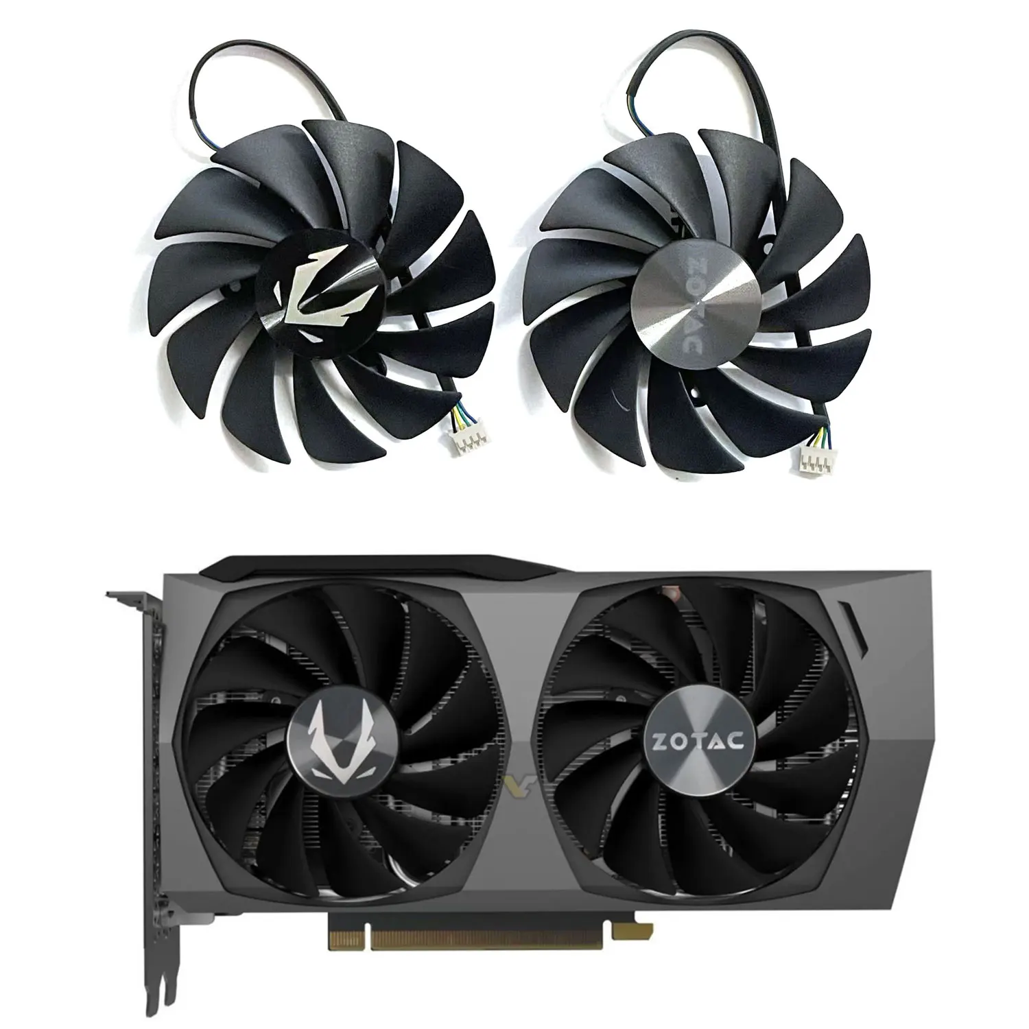 

New 89MM 4PIN GA92S2U CF9015H12S RTX3060 GPU Fan for Zotac Gaming RTX 3060 Ti 3050 Dual Edge Graphics Card