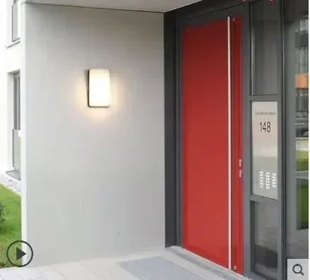 TechHPOutdoor Doorway Led Simple Modern Wall Lamp Waterproof Super Bright Courtyard Door