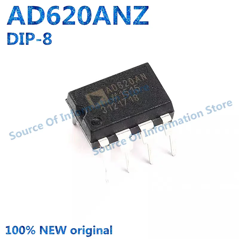 AD620ANZ DIP-8 Low Power Instrumentation Amplifier IC Chip