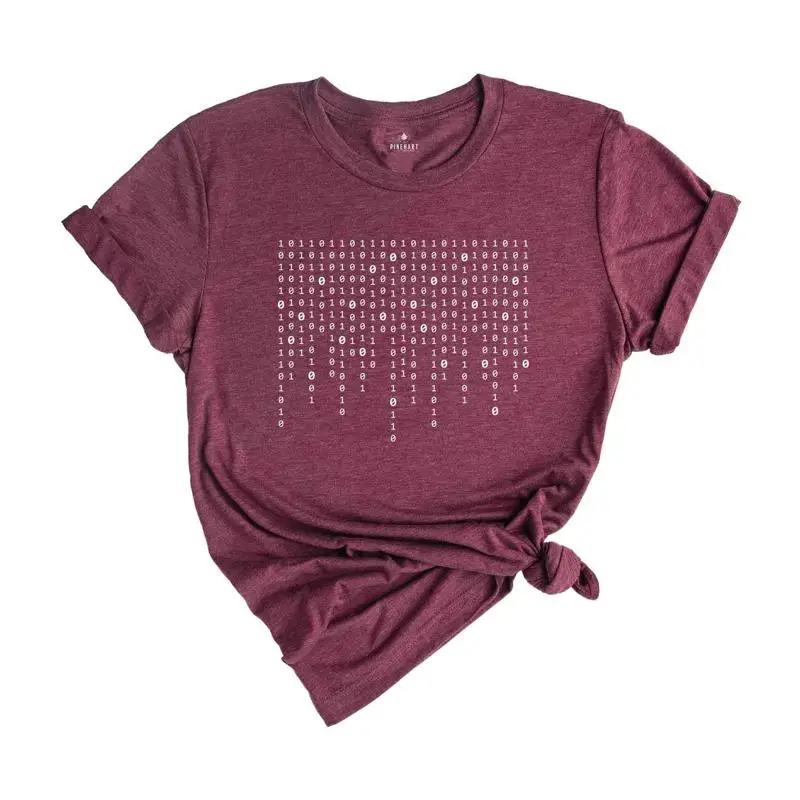 Binary Code Shirt, Computer Technician Shirt, Gift For Programmer, IT T-shirt, C