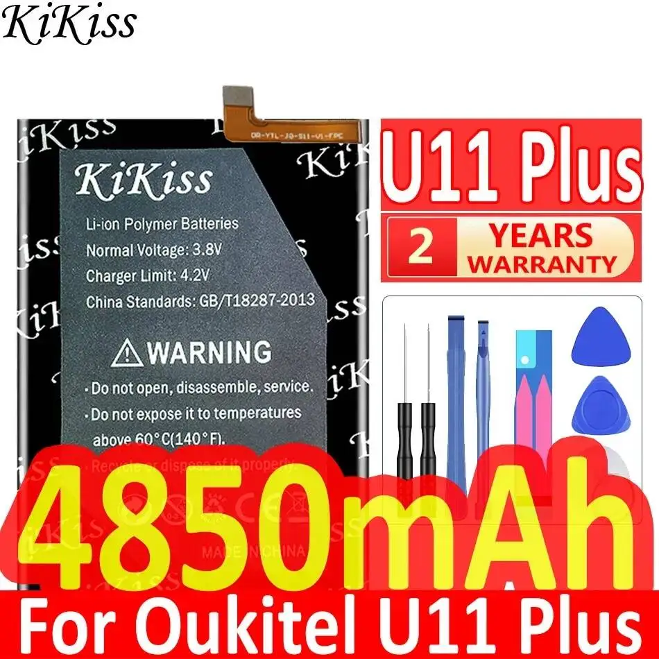 Bateria de celular de alta compatibilidade para Oukitel U11 Plus 4850mAh