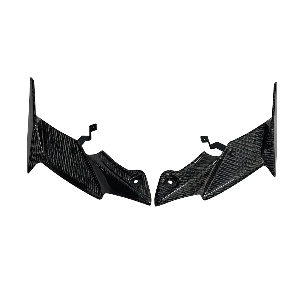 For HONDA CBR600RR  F5 2024-2025 100% Carbon Fiber Motorcycle Front lower lip wing spoiler fixed wing fairing CBR600RR