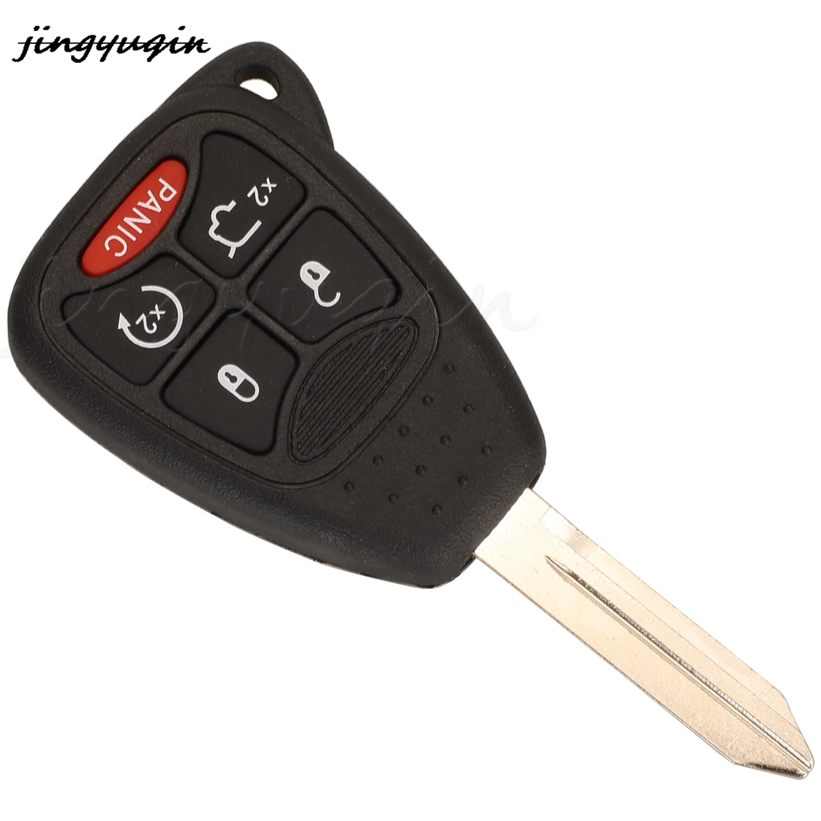 jingyuqin Car Key Shell for Chrysler JEEP DODG 200 Aspen Sebring Compass Liberty Patriot Wrangler Avenger Durango Caliber Nitro