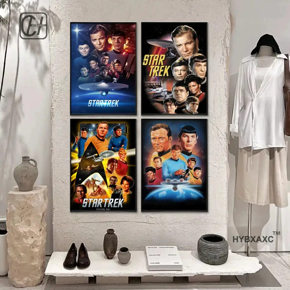 Poster Classic Movie S-Star T-Trek Poster HD art sticky wall waterproof home living room bedroom bar aesthetic decoration