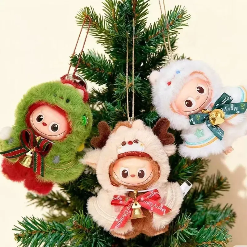 

Одежда для Labubu 4,0, мини-кукла, рождественская серия, наряд, милая плюшевая зимняя одежда для Labubu V4, аксессуары для одежды