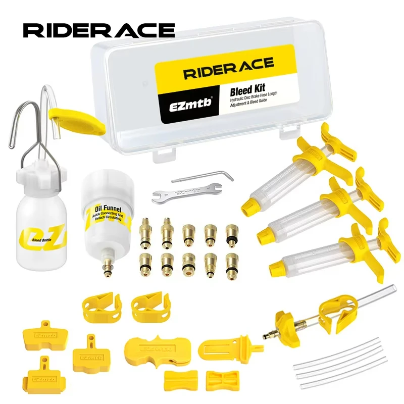 

Bicycle Hydraulic Disc Brake Oil Bleed Kit Tools For SHIMANO,SRAM, MAGURA,Avid,Series MTB Road Bike Brake Repair Tool Universal