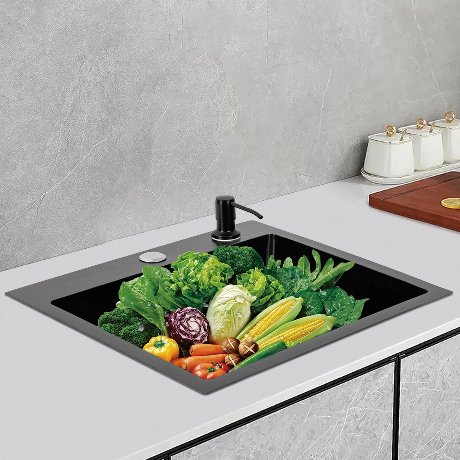 304 Stainless Steel Built-In Sink Household Kitchen Sink Under The Table Sink For Kitchen