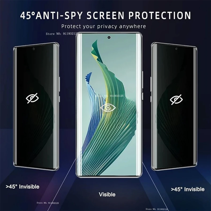 3-5PCS Privacy Anti Spy Peeping Hydrogel Protective Film For Realme GT 6 6T Screen Protector For Realme GT Neo 6 SE Soft Film