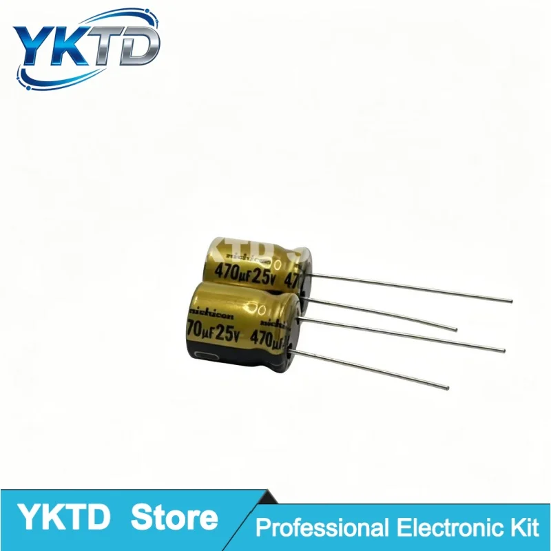 

10pcs NICHICON UFW1E471MPD 470UF 25V 10X12.5mm FW Series Electrolytic Capacitors Hi-Fi Audio Capacitor 25V470UF 470UF25V