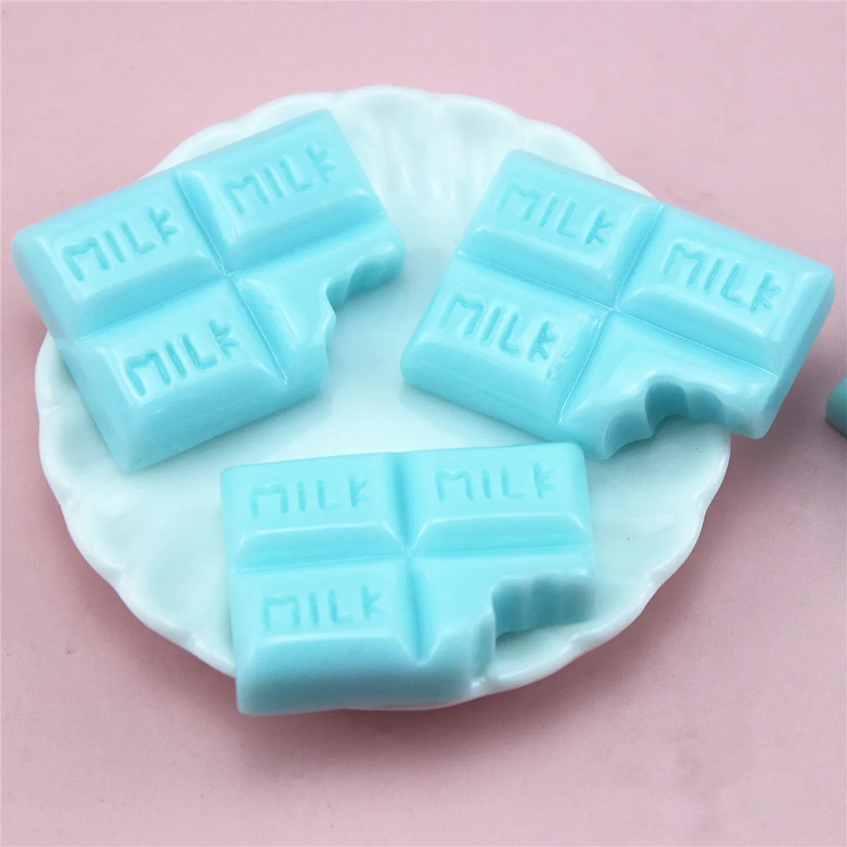Miniature Food cream/pink chocolate sweet candy 10PCS Resin Flatback Cabochon Art Supply Decoration Charm Craft 20x26mm