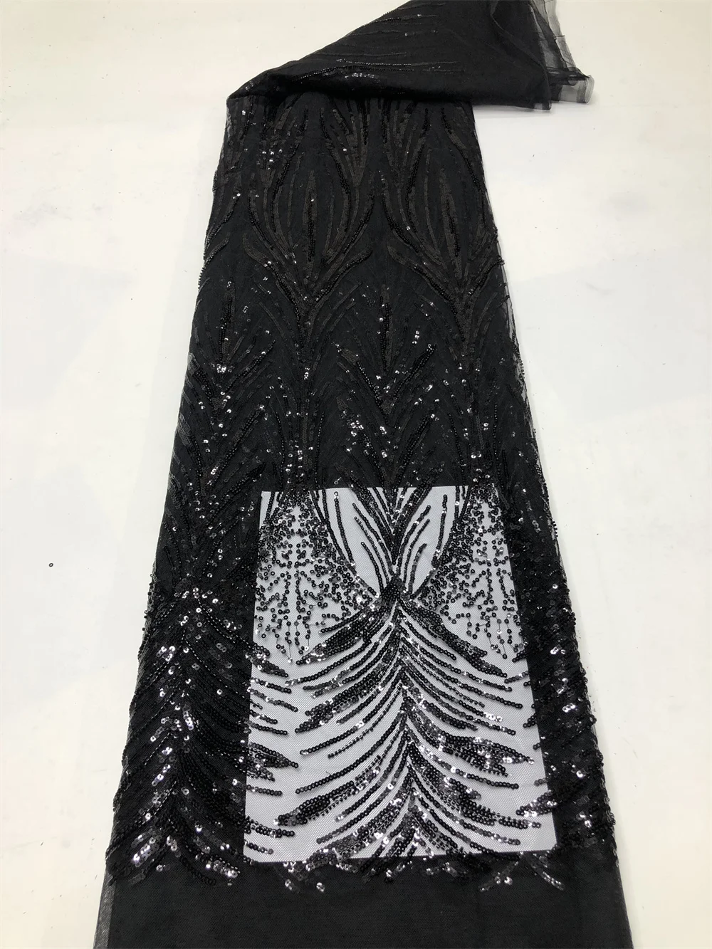 

Luxury French Mesh Lace Fabric 2026 High Quality African Nigerian Sequins Lace Lace For Women Wedding Party Dresses Sewing