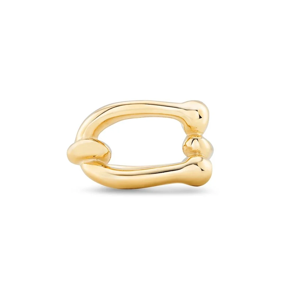 Spanish brand punk rock nostalgic gold U-shaped ring women's accessories surprise friends with gifts