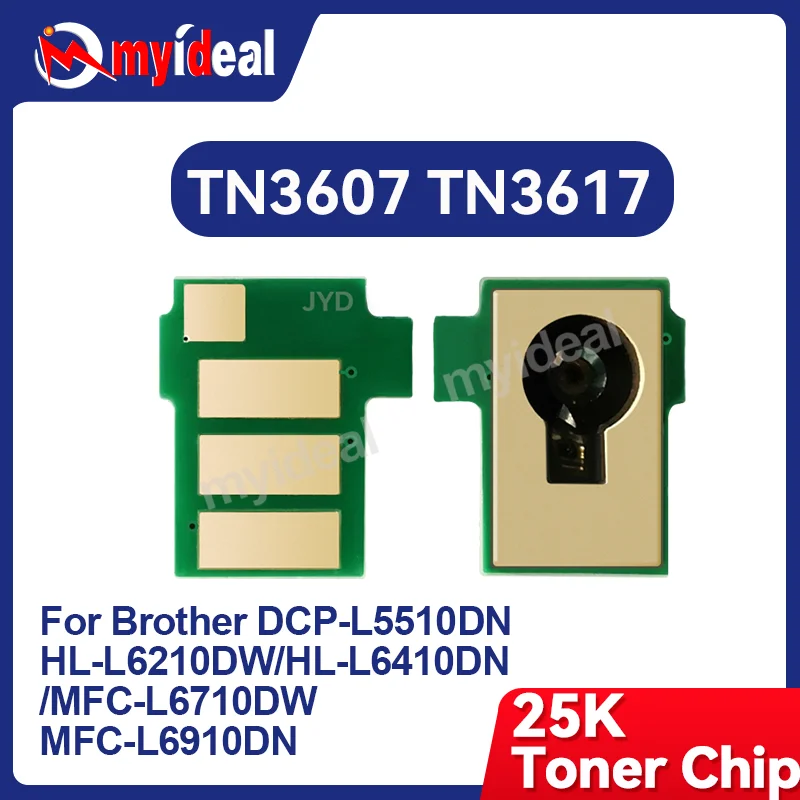 TN3607 Toner Chip TN3617 For Brother HL-L6410DN L5210DN L5210DW L6210 L5510DW DCP-L5510DN MFC-L5710DW L6710DW L6910DN TN3607XXL