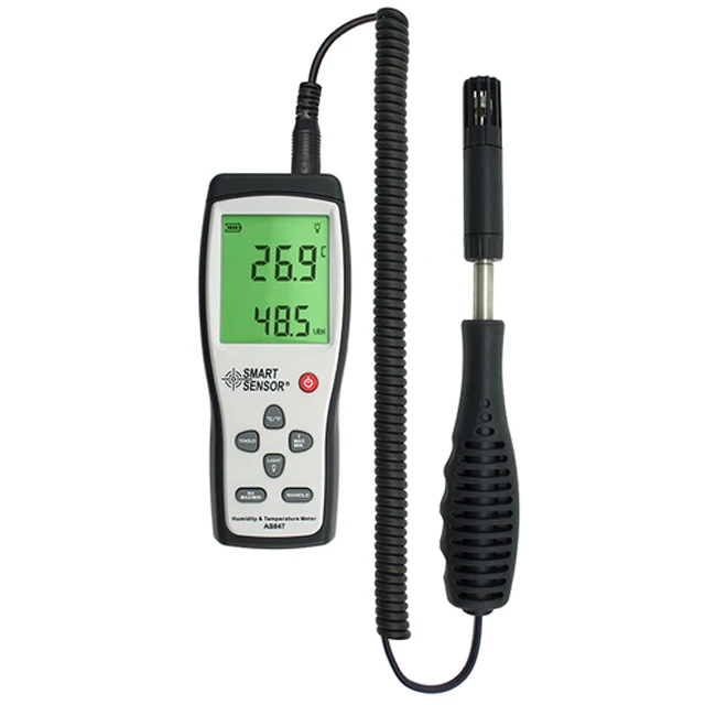 

Цифровой измеритель температуры и влажности SMART SENSOR AS847 (раздельный тип)