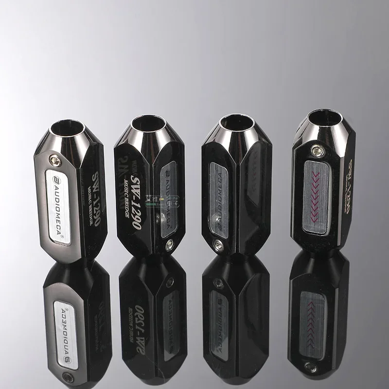

1Pcs AUDIOMECA speaker cable shock absorber sleeve ring direction tube crimping audio fever hifi anti-interference DIY